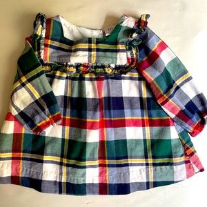 Gap Baby Girl Flannel Plaid and Checks Dress